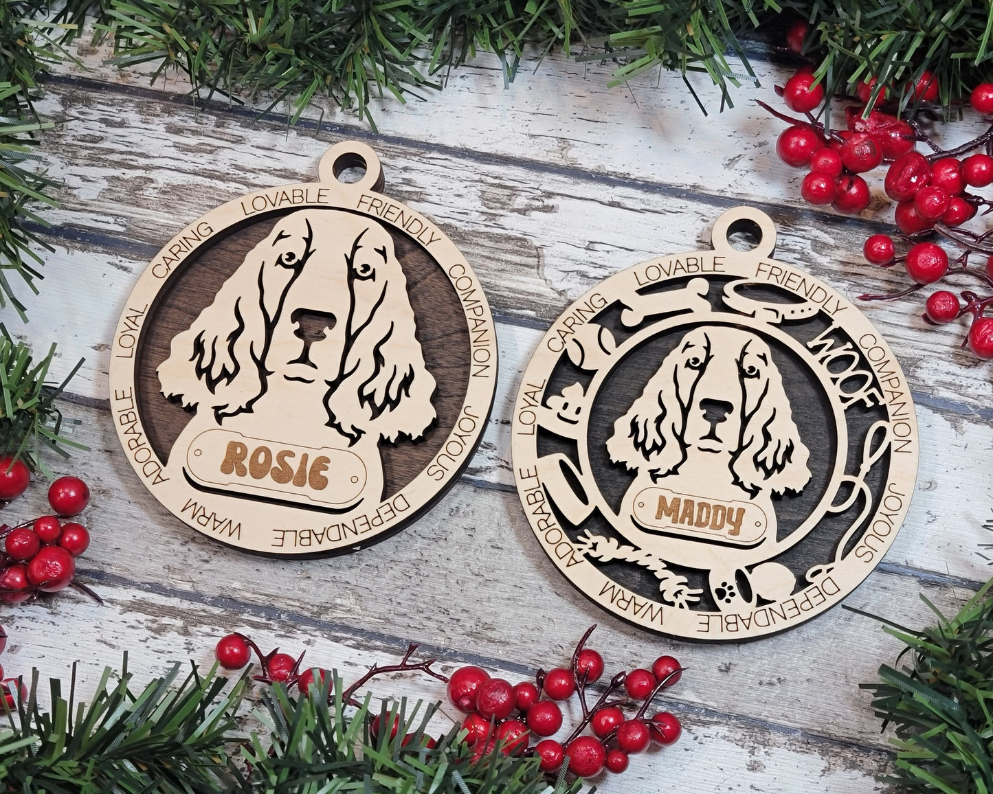 Adorable Dog Ornaments - English Springer Spaniel