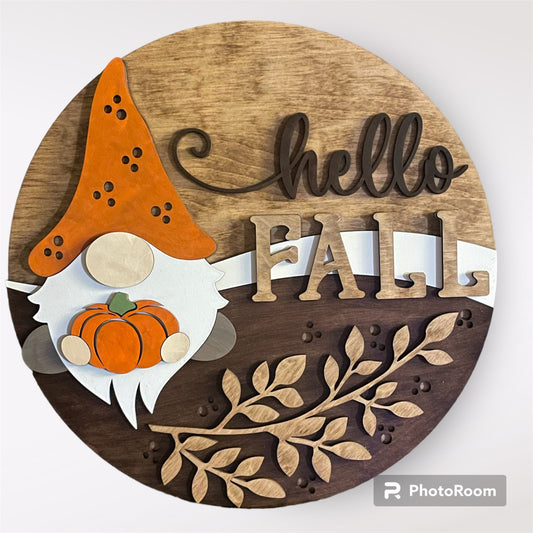 Hello Fall Welcome Sign