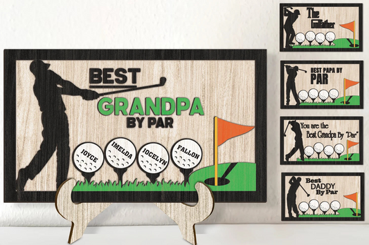 Golf Themed Dad/Grandfather Sign.