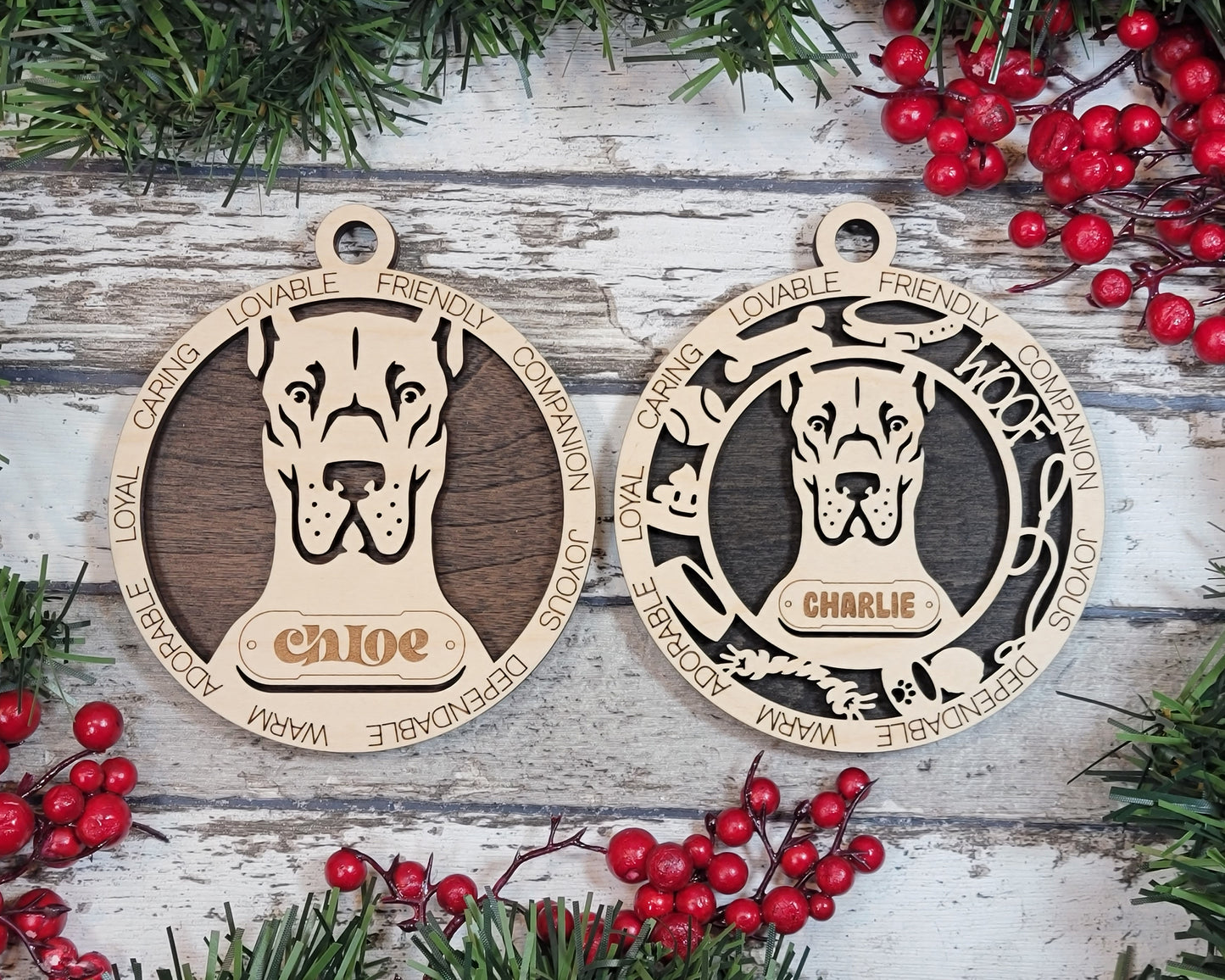 Adorable Dog Ornaments - Great Dane