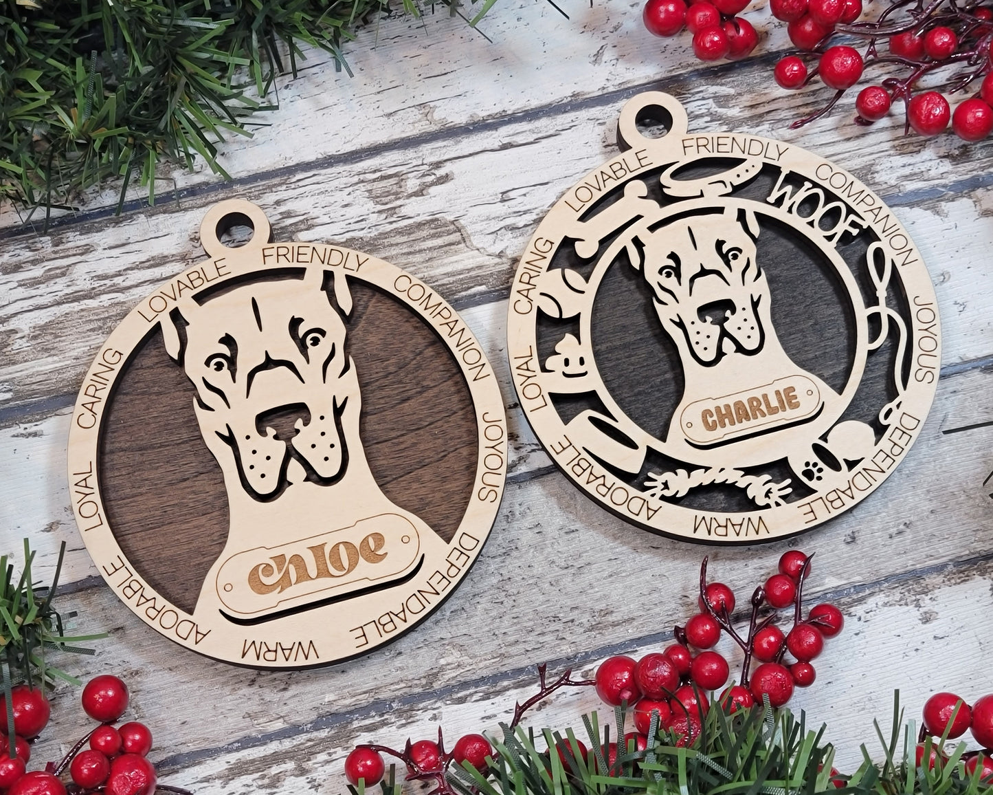 Adorable Dog Ornaments - Great Dane