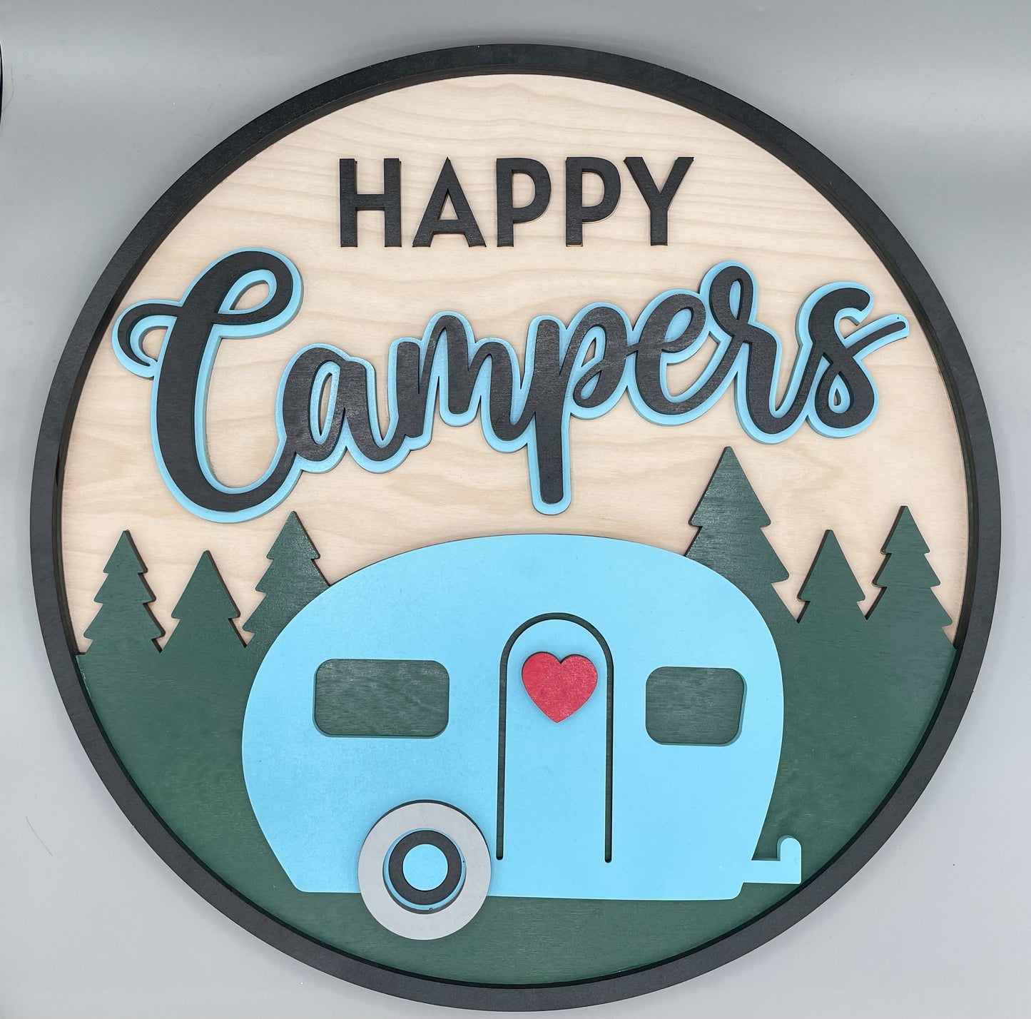 Welcome Sign - Happy Camper Design 1