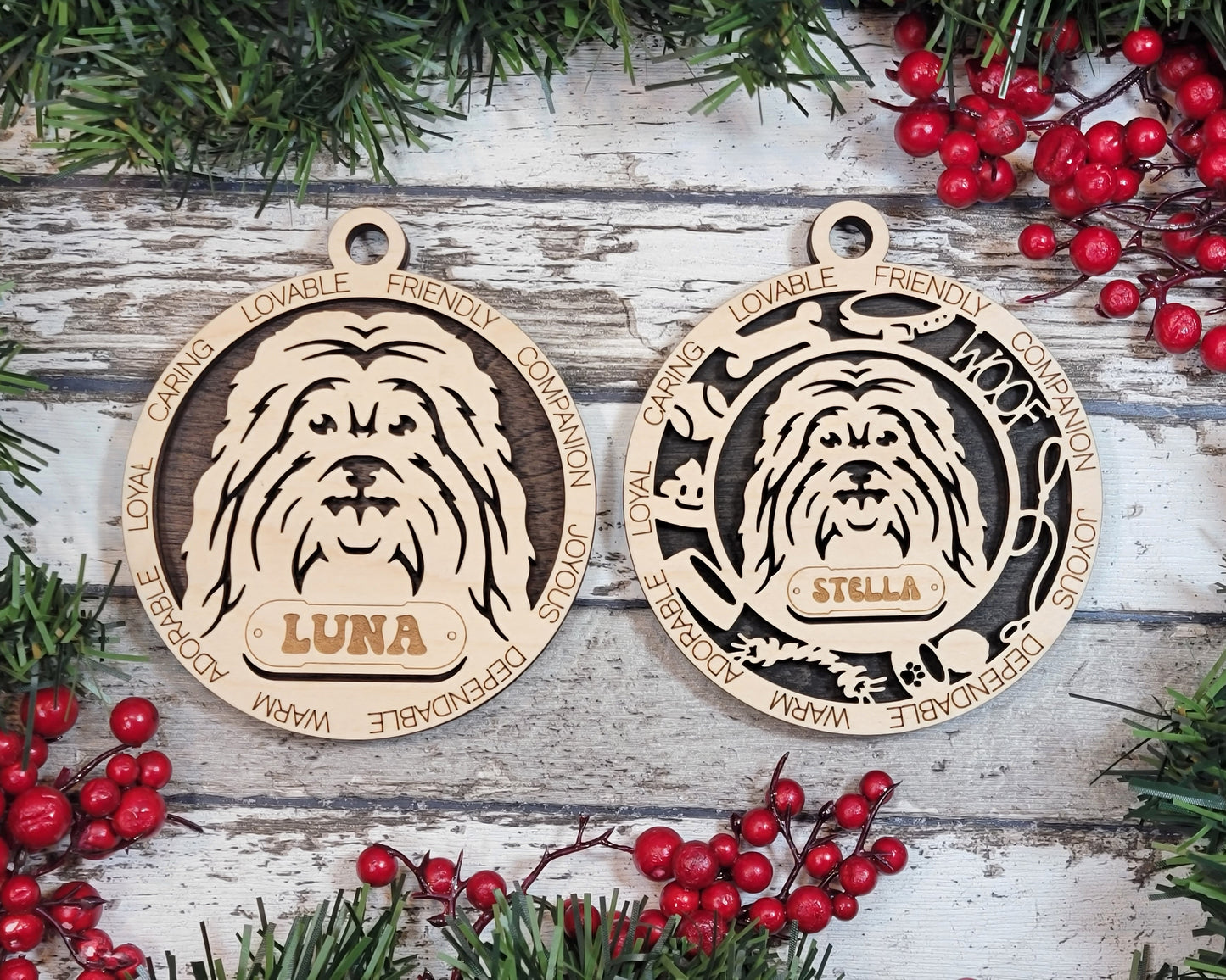 Adorable Dog Ornaments - Havanese