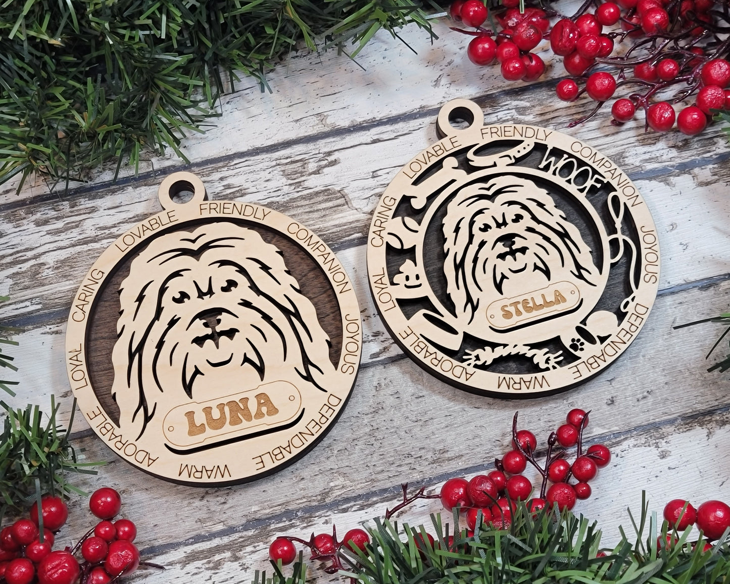 Adorable Dog Ornaments - Havanese