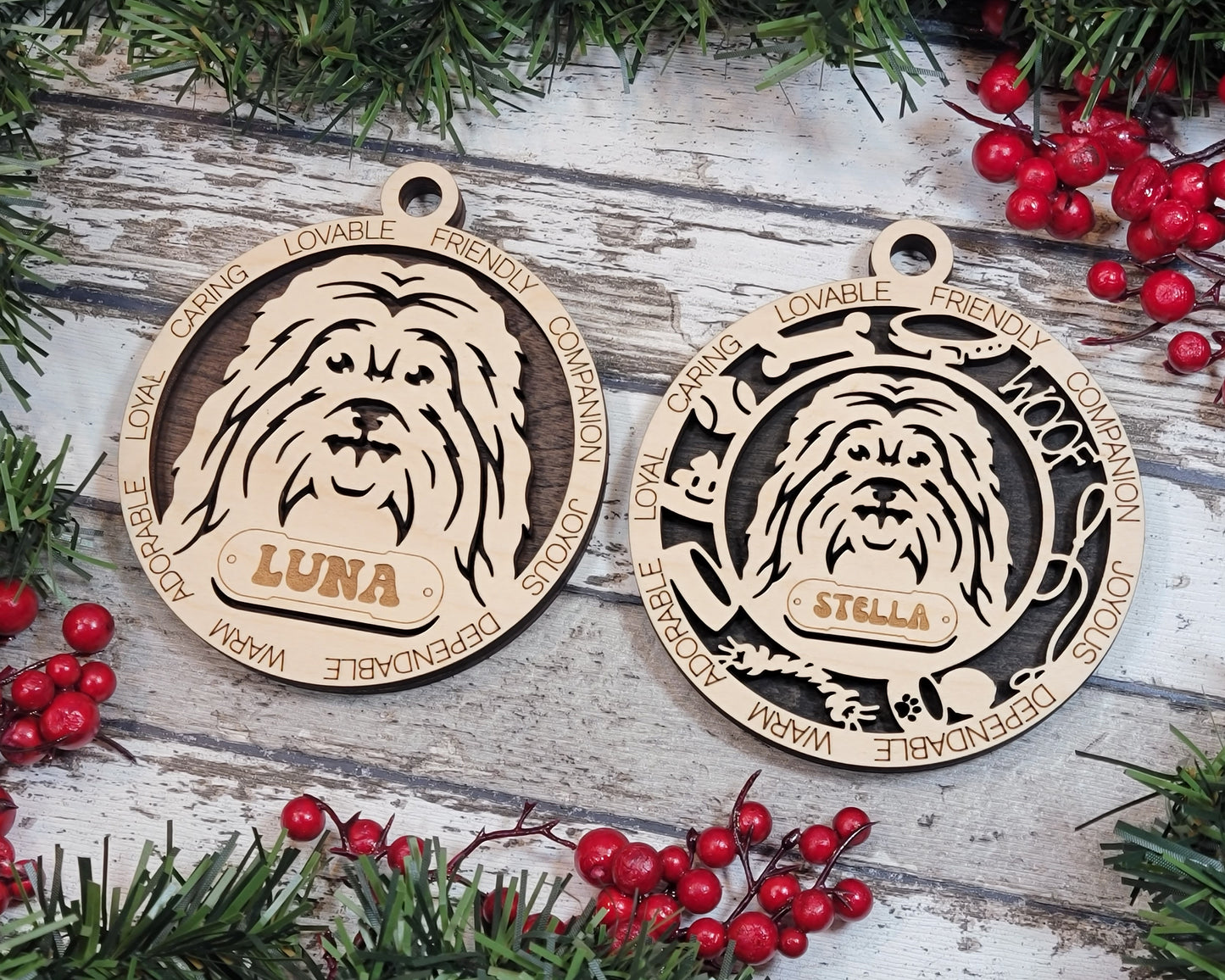 Adorable Dog Ornaments - Havanese