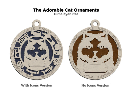 Adorable Cat Ornaments - Himalayan Cat