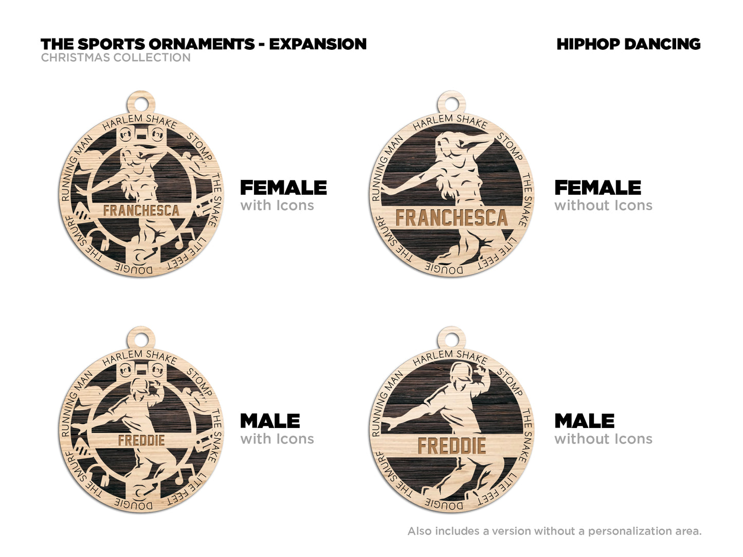 Dance - HipHop Ornament