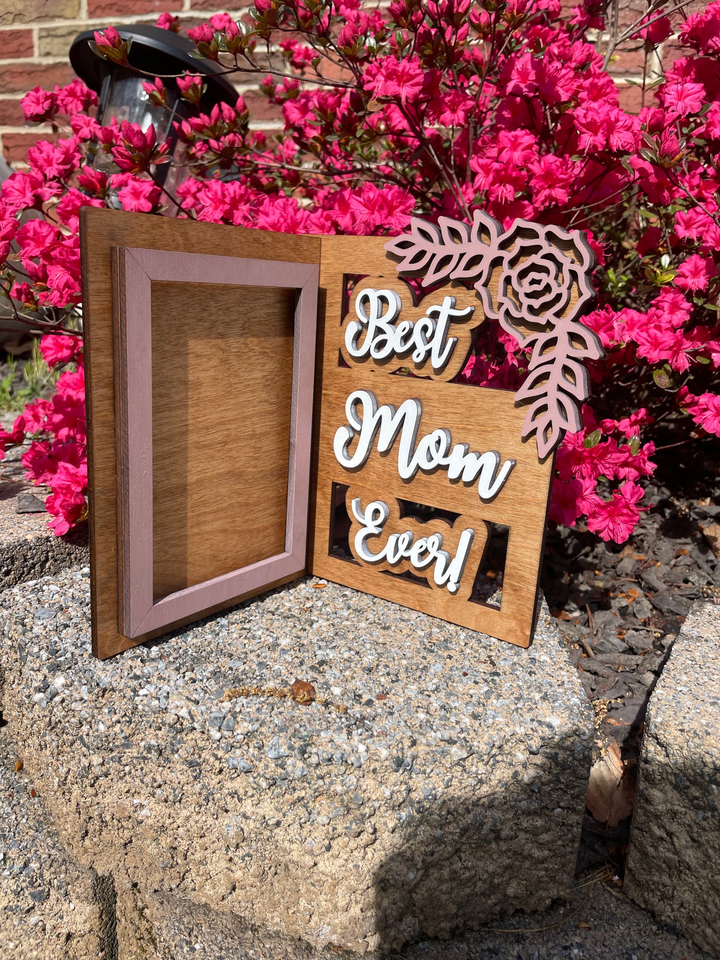 Best Mom/Grandma Wooden Picture Holder