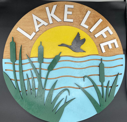 Welcome Sign - Lake Life