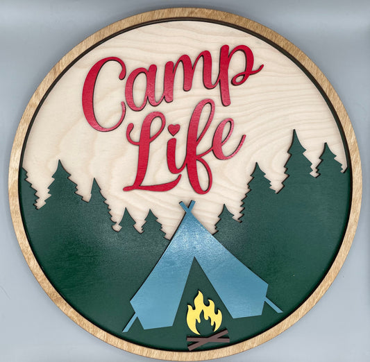 Welcome Sign - Camp Life