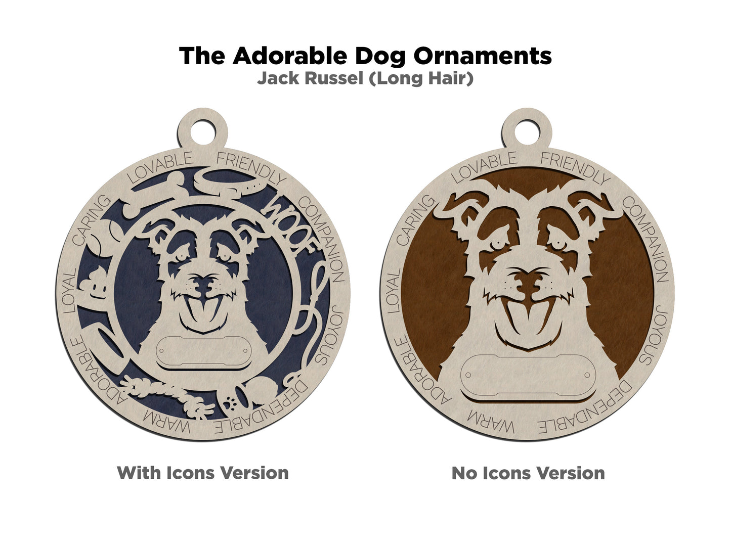 Adorable Dog Ornaments - Jack Russel