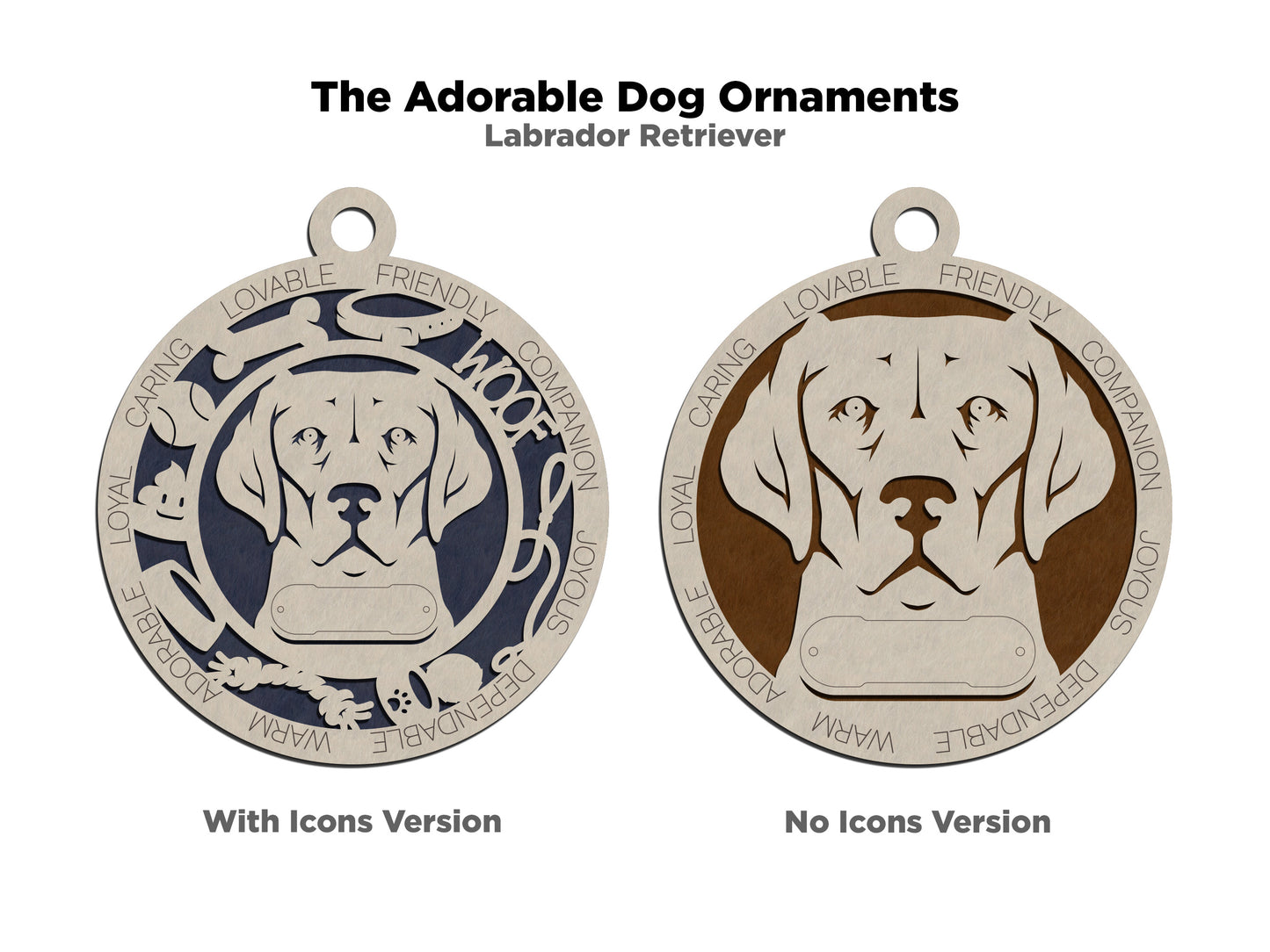 Adorable Dog Ornaments - Labrador Retriever