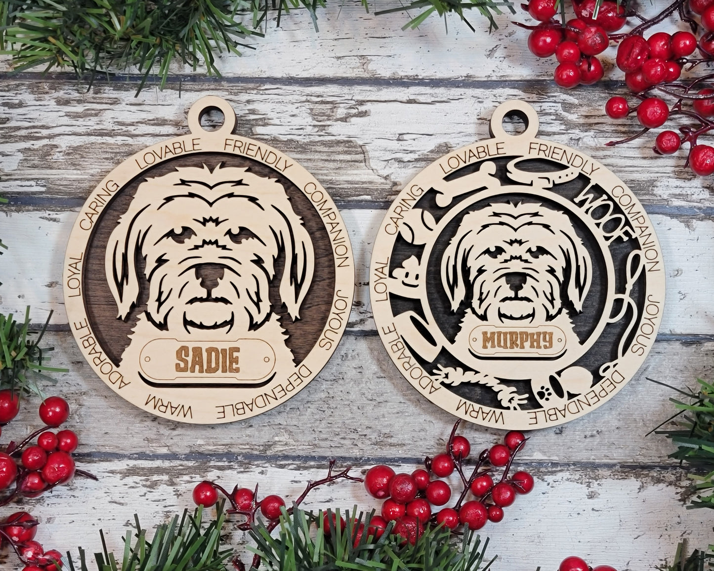 Adorable Dog Ornaments - Maltese