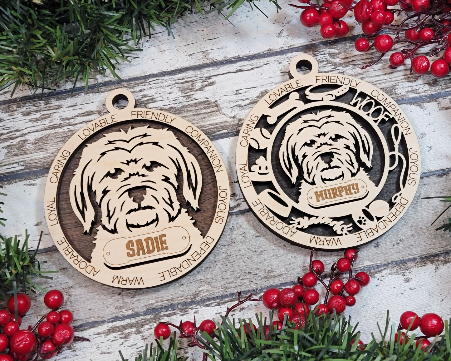 Adorable Dog Ornaments - Maltese