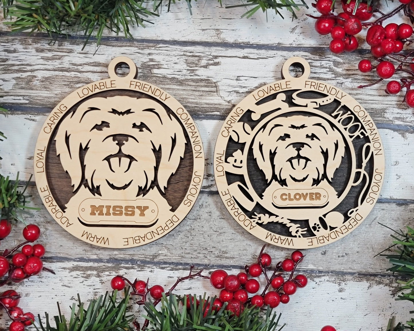 Adorable Dog Ornaments - Maltese