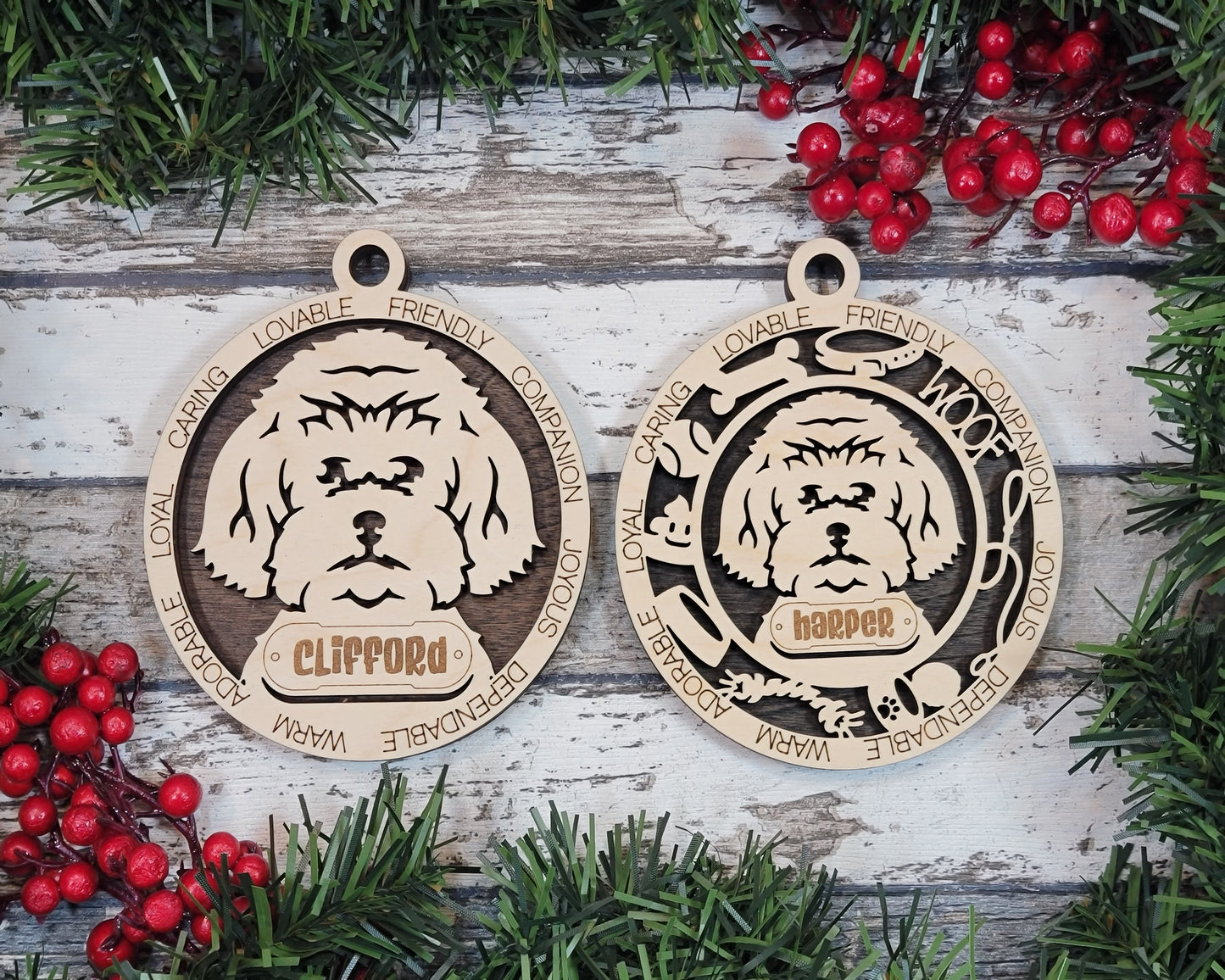 Adorable Dog Ornaments - Maltipoo