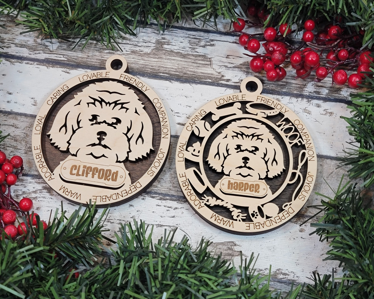 Adorable Dog Ornaments - Maltipoo