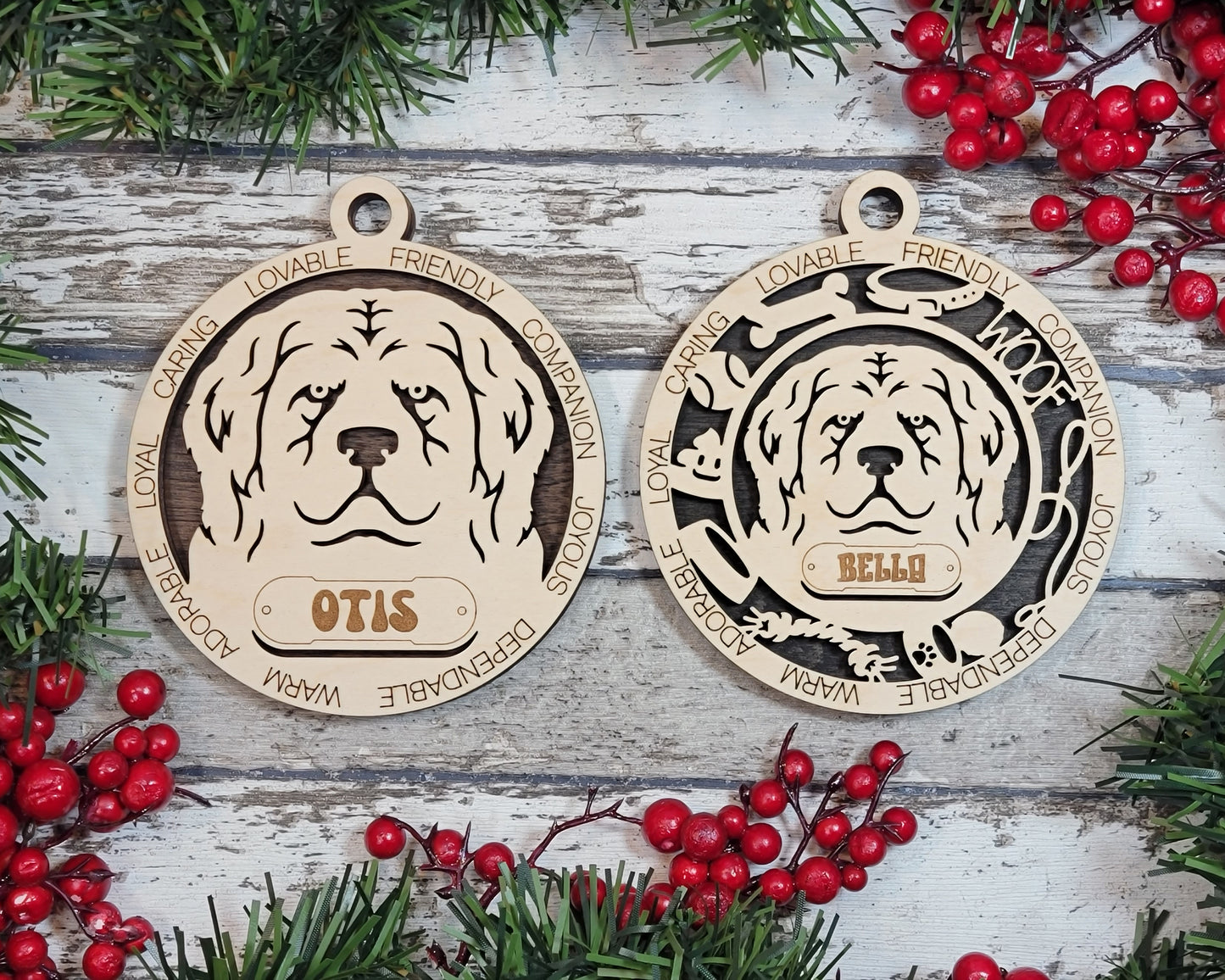 Adorable Dog Ornaments - Newfoundland