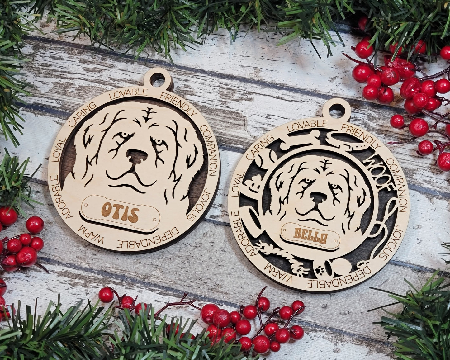 Adorable Dog Ornaments - Newfoundland