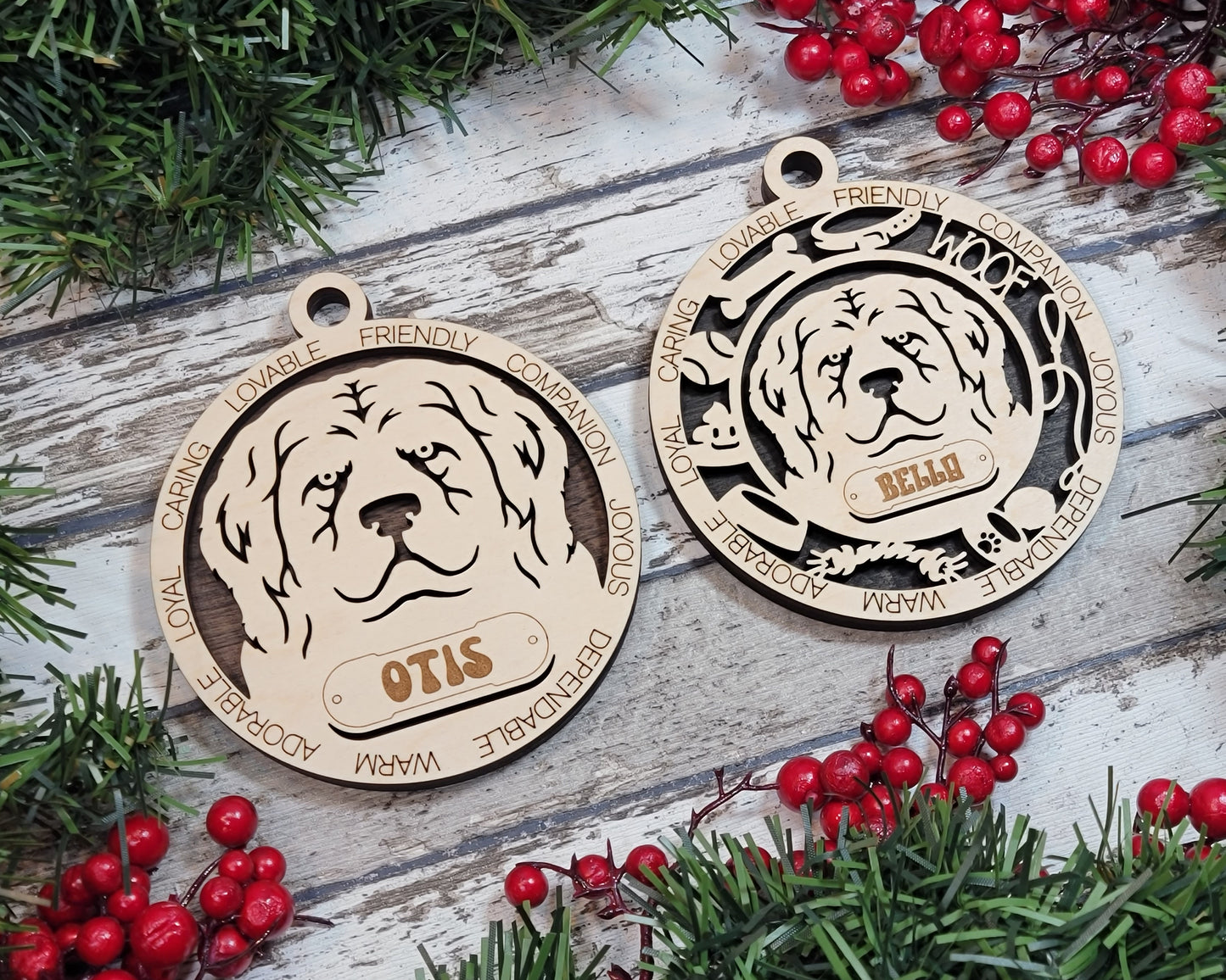 Adorable Dog Ornaments - Newfoundland