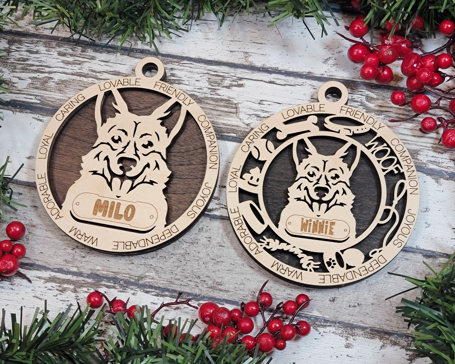 Adorable Dog Ornaments - Pembroke Welsh Corgi