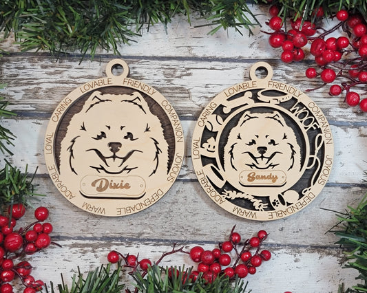 Adorable Dog Ornaments - Pomeranian