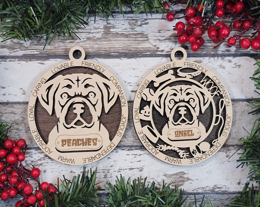 Adorable Dog Ornaments - Puggle