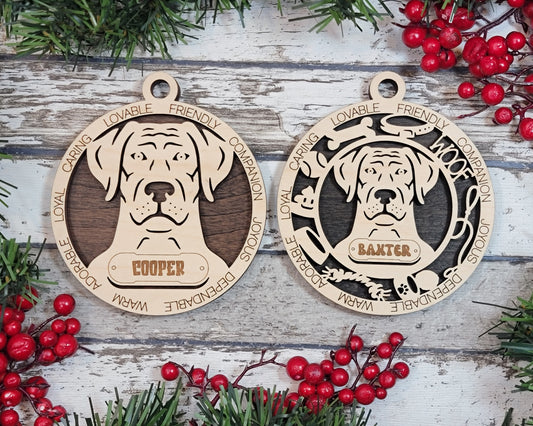 Adorable Dog Ornaments - Rhodesian Ridgeback