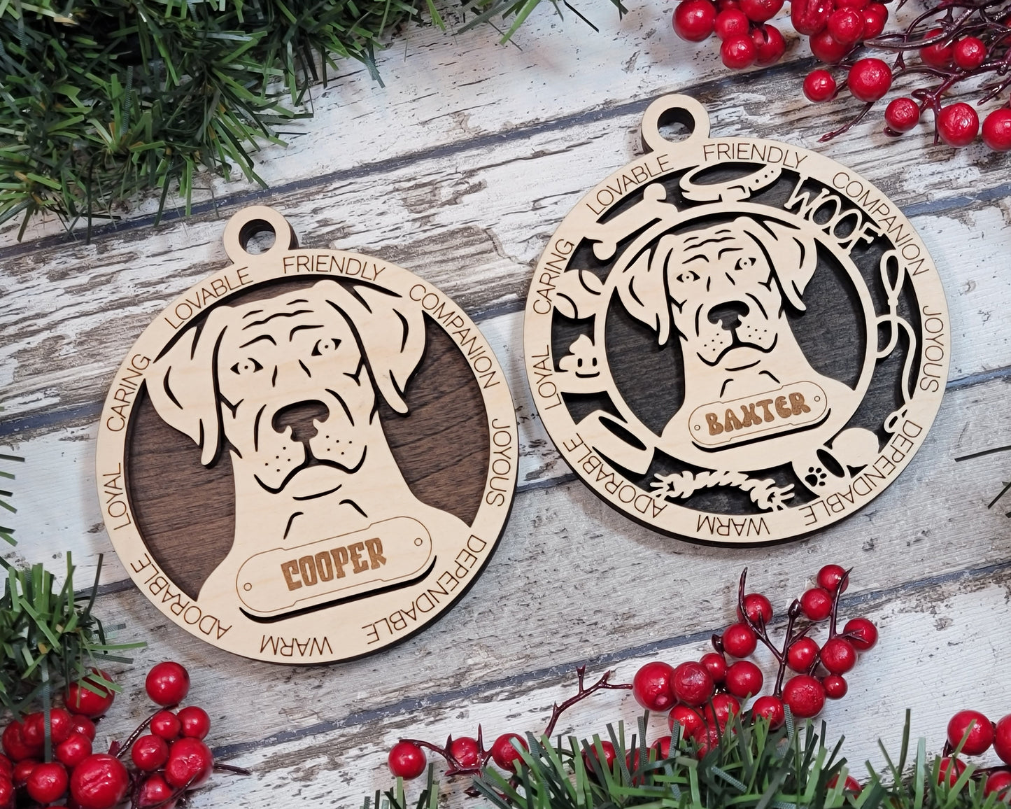 Adorable Dog Ornaments - Rhodesian Ridgeback