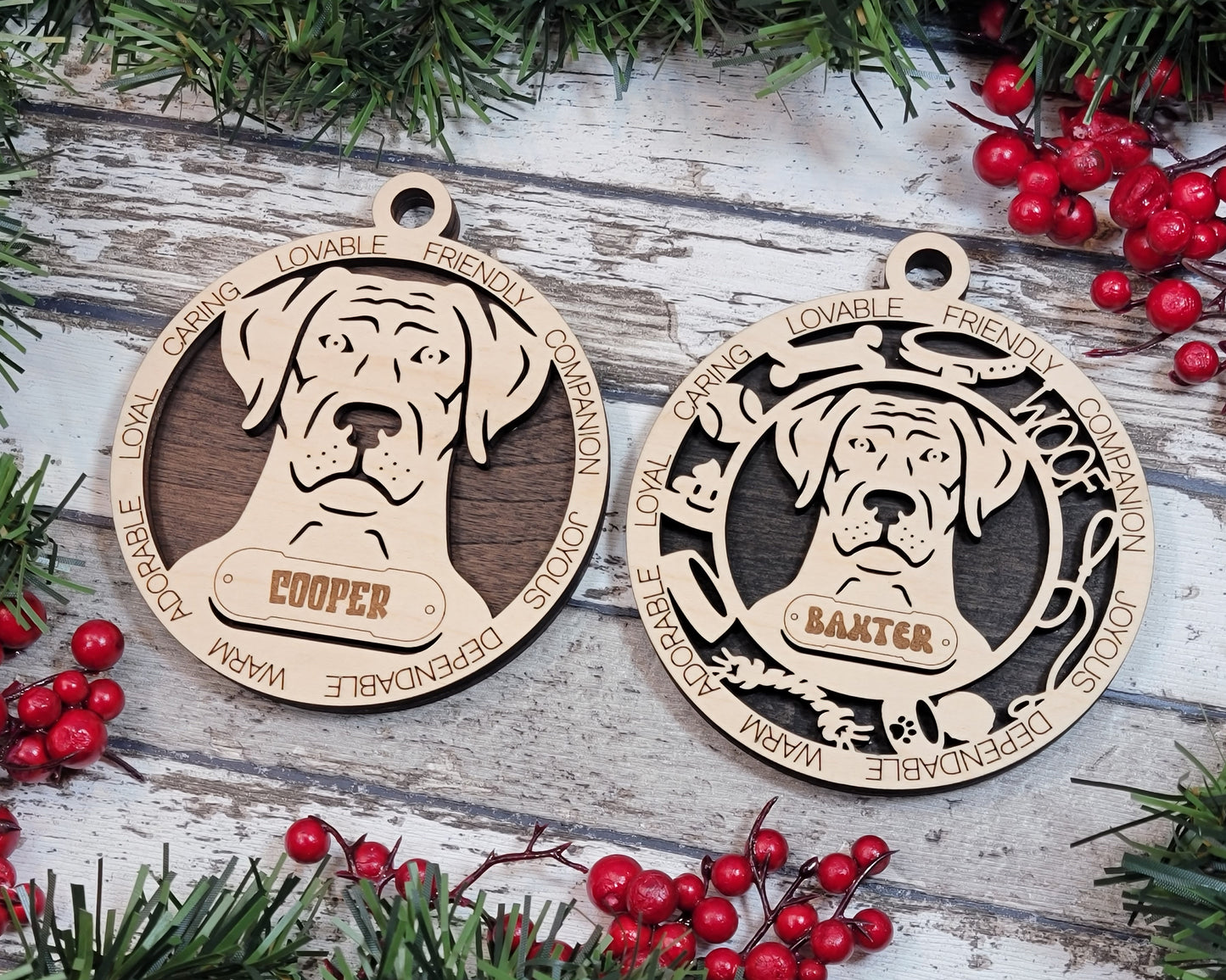 Adorable Dog Ornaments - Rhodesian Ridgeback