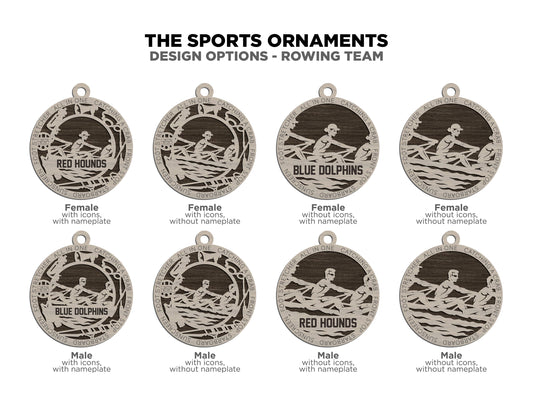 Rowing Team Ornament