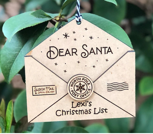 Santa Letter Ornament