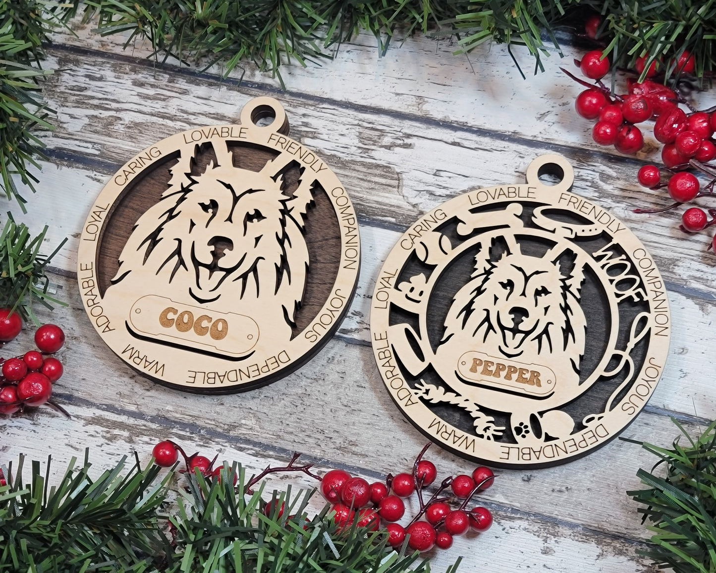 Adorable Dog Ornaments - Shetland Sheepdog