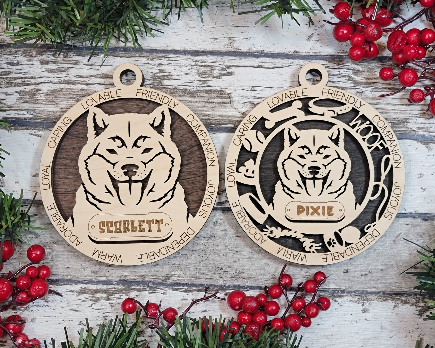 Adorable Dog Ornaments - Shiba Inu