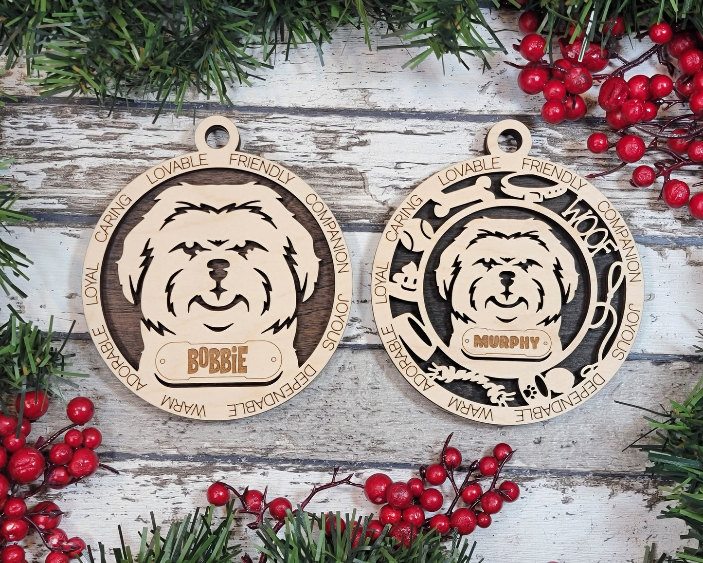 Adorable Dog Ornaments - Shih Tzu