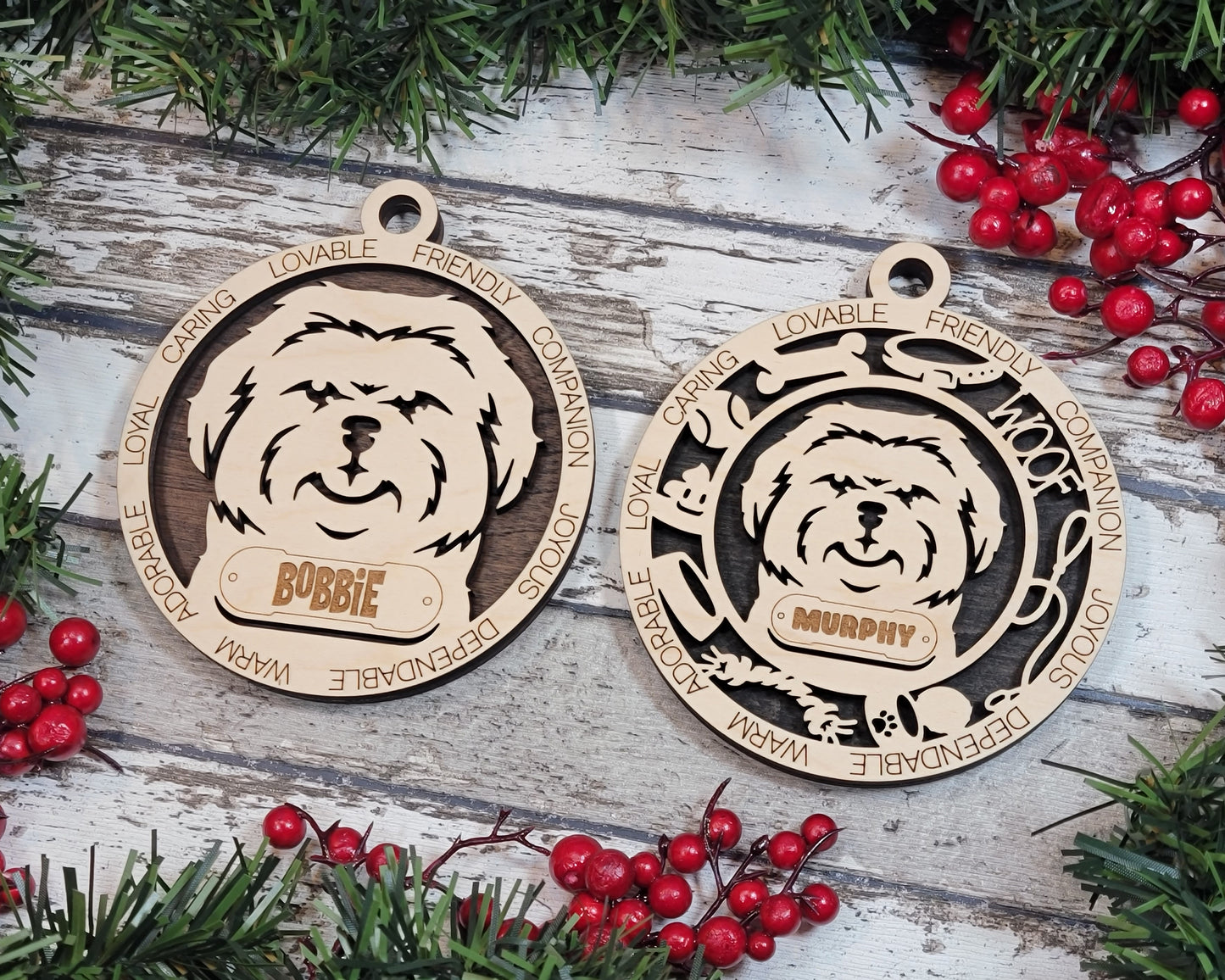 Adorable Dog Ornaments - Shih Tzu