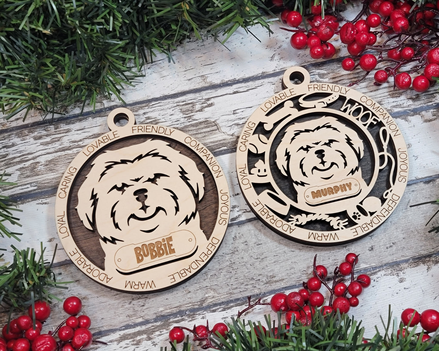 Adorable Dog Ornaments - Shih Tzu