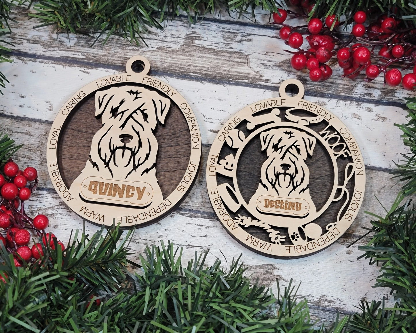 Adorable Dog Ornaments - Soft Coated Wheaten Terrier