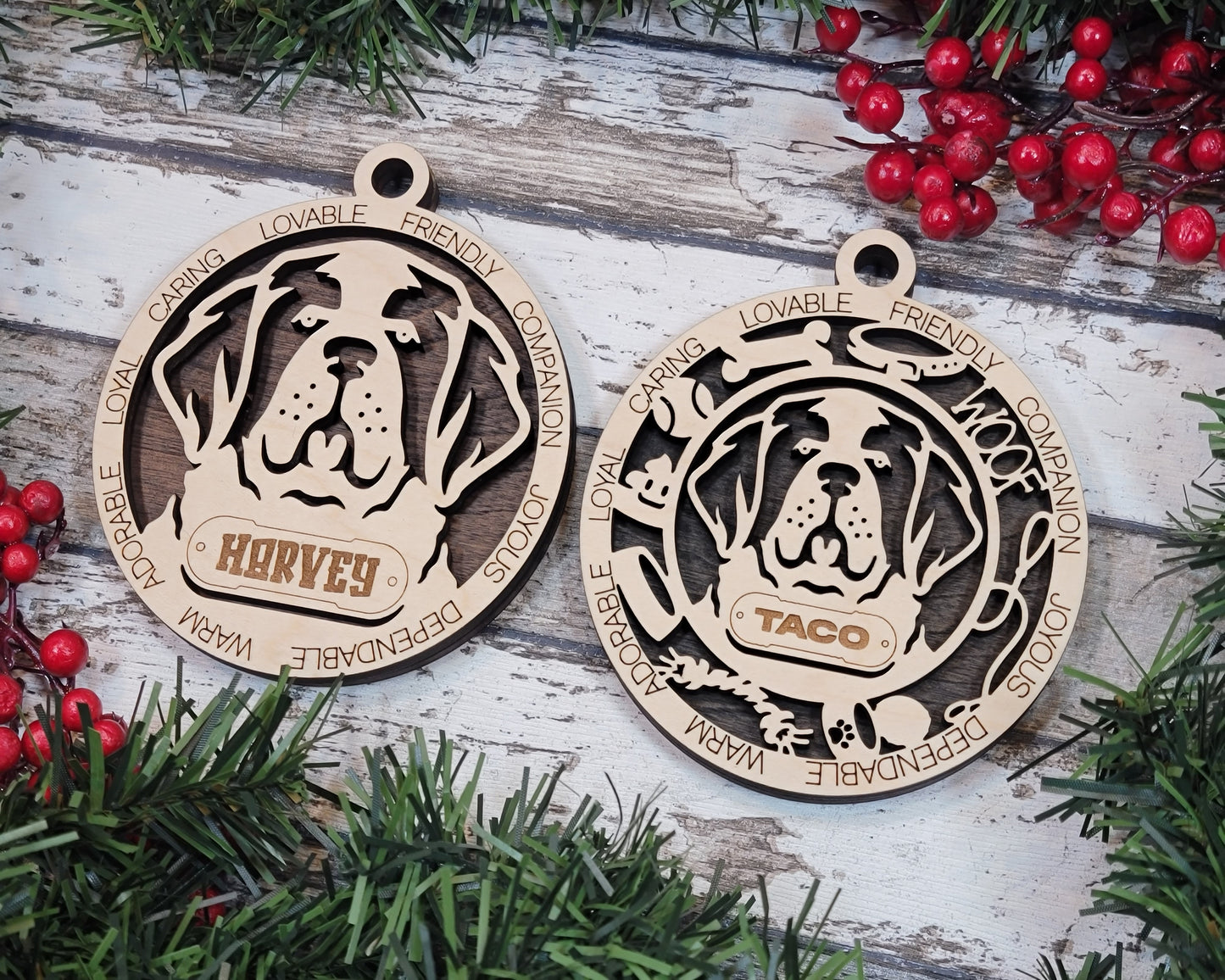 Adorable Dog Ornaments - St Bernard