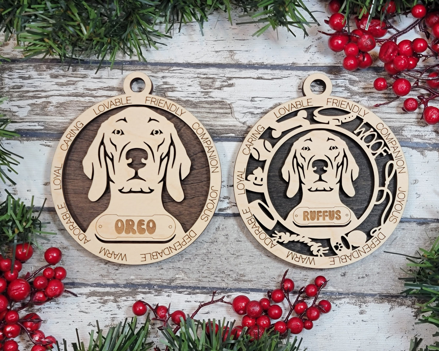 Adorable Dog Ornaments - Vizsla