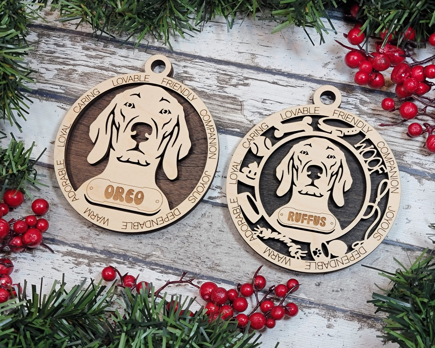 Adorable Dog Ornaments - Vizsla