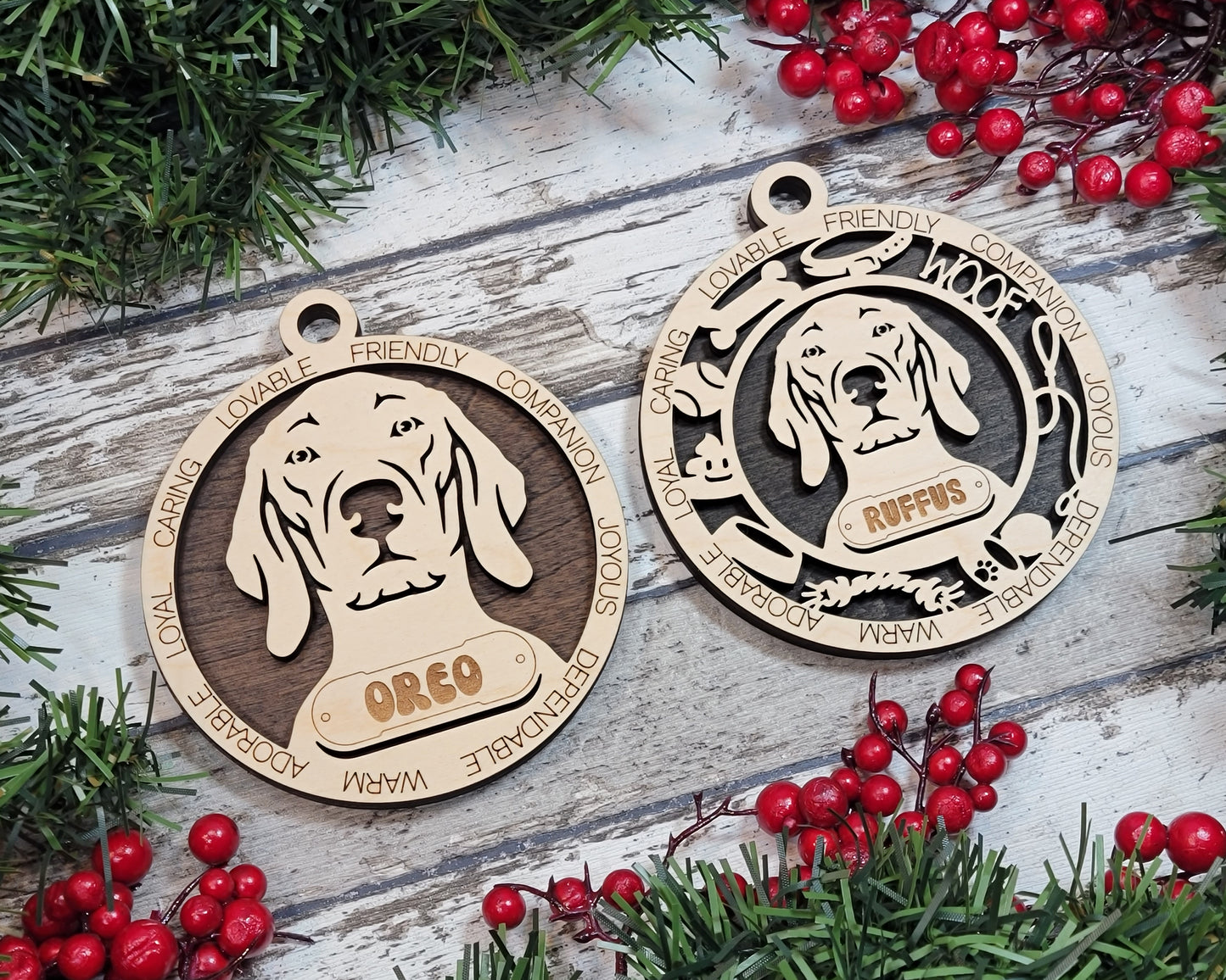 Adorable Dog Ornaments - Vizsla