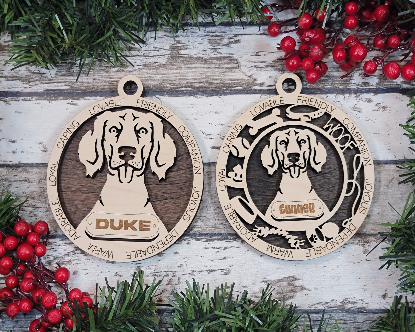 Adorable Dog Ornaments - Weimaraner