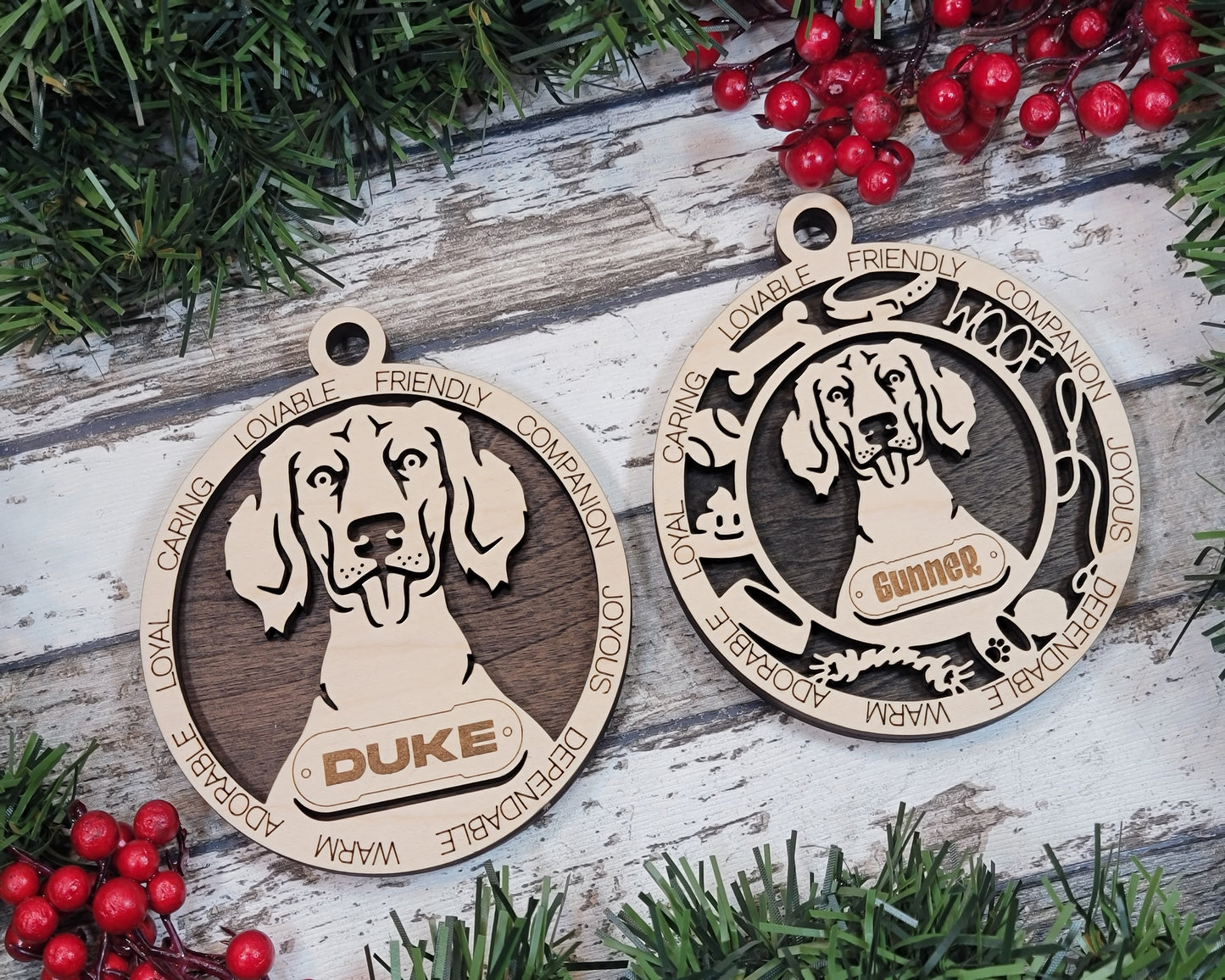 Adorable Dog Ornaments - Weimaraner