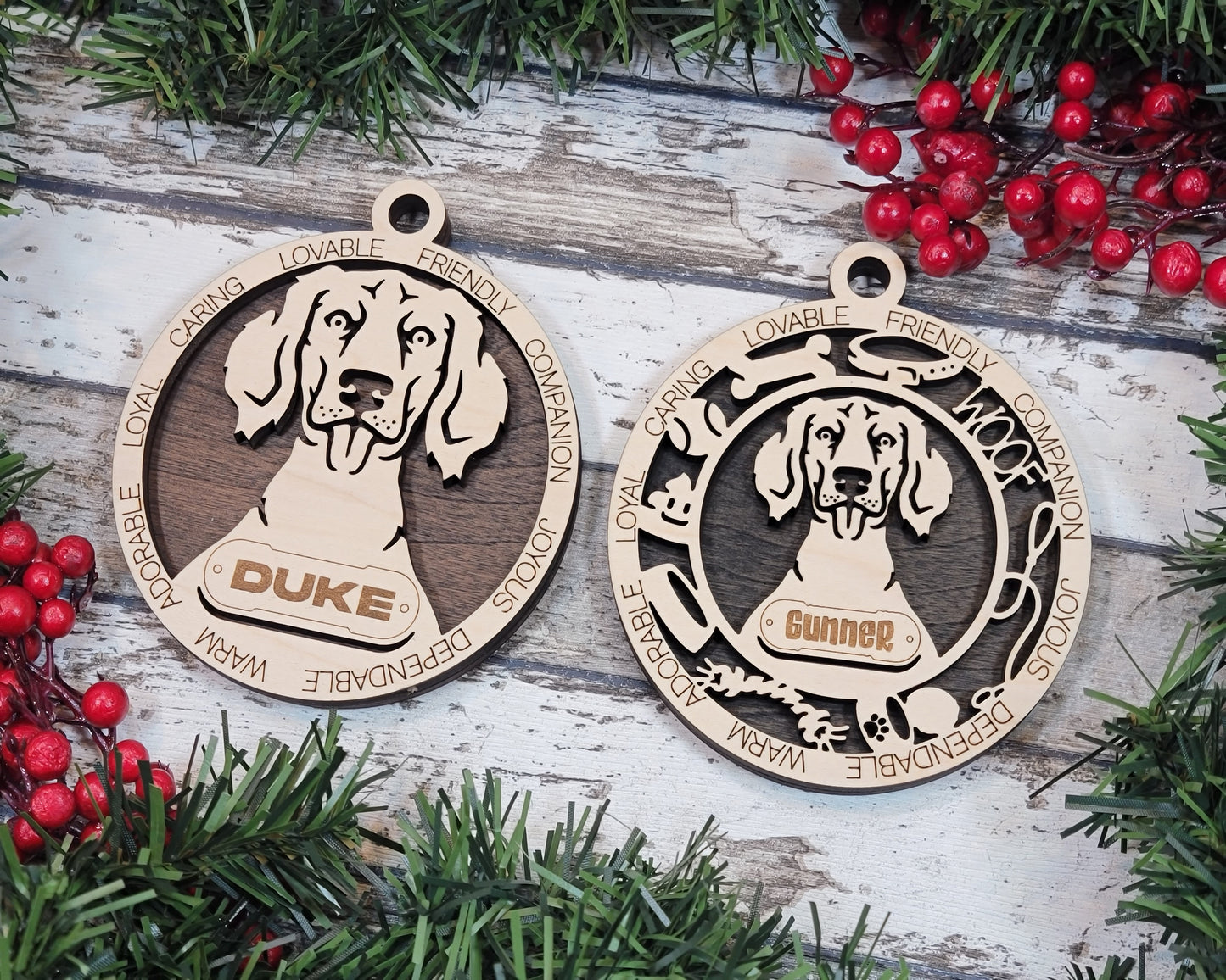 Adorable Dog Ornaments - Weimaraner