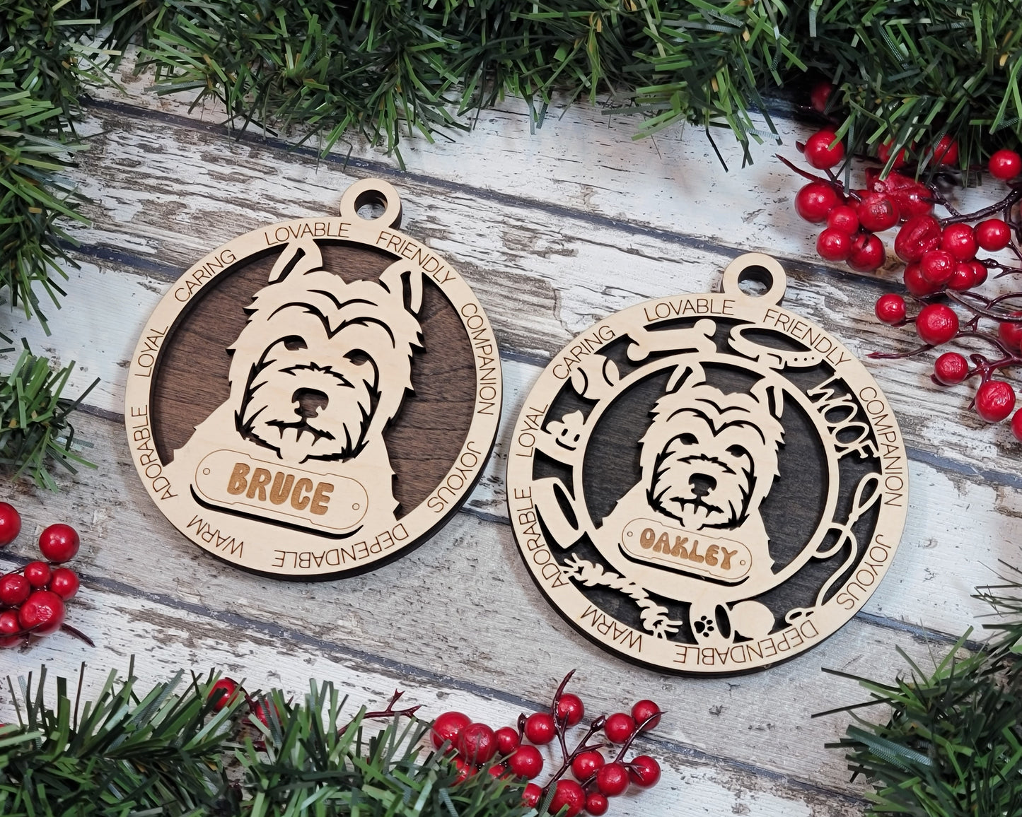 Adorable Dog Ornaments - West Highland Terrier