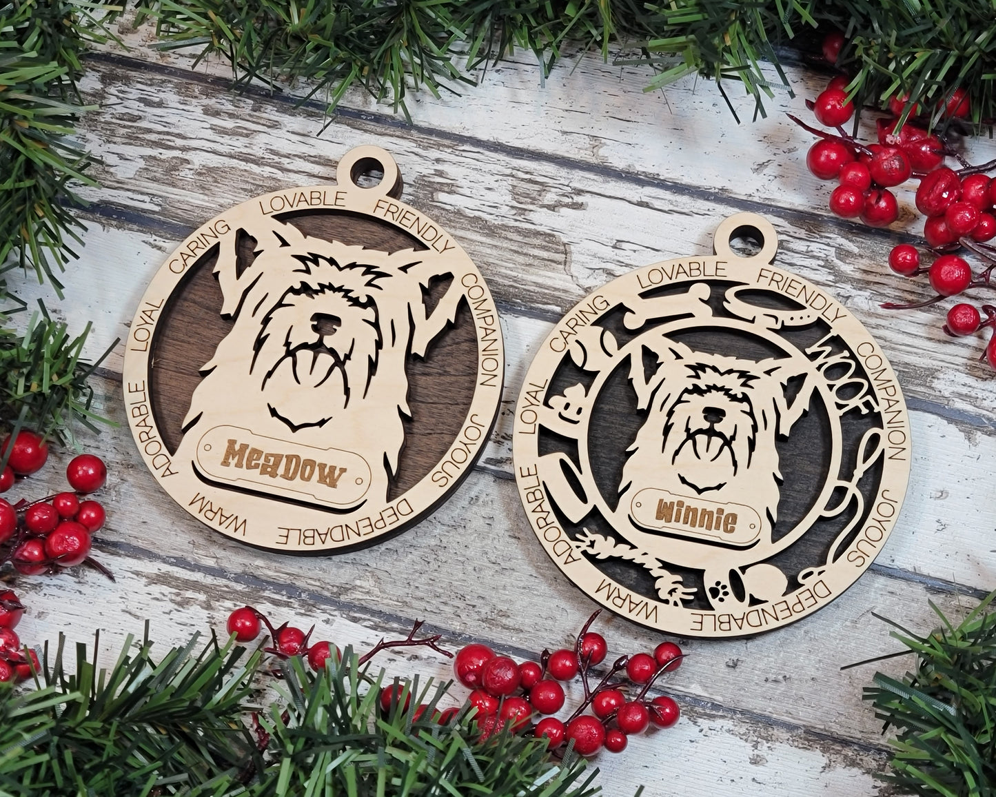 Adorable Dog Ornaments - Yorkshire Terrier